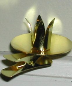Metallklype for stearinlys