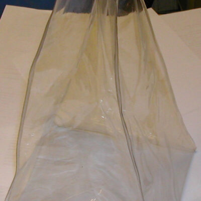 Transparent blomstervase